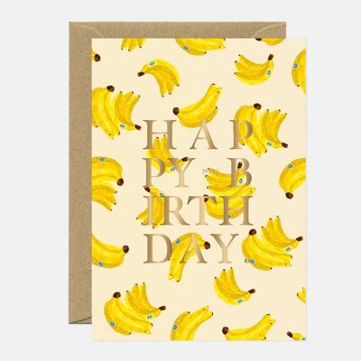 Compleanno delle banane dorate