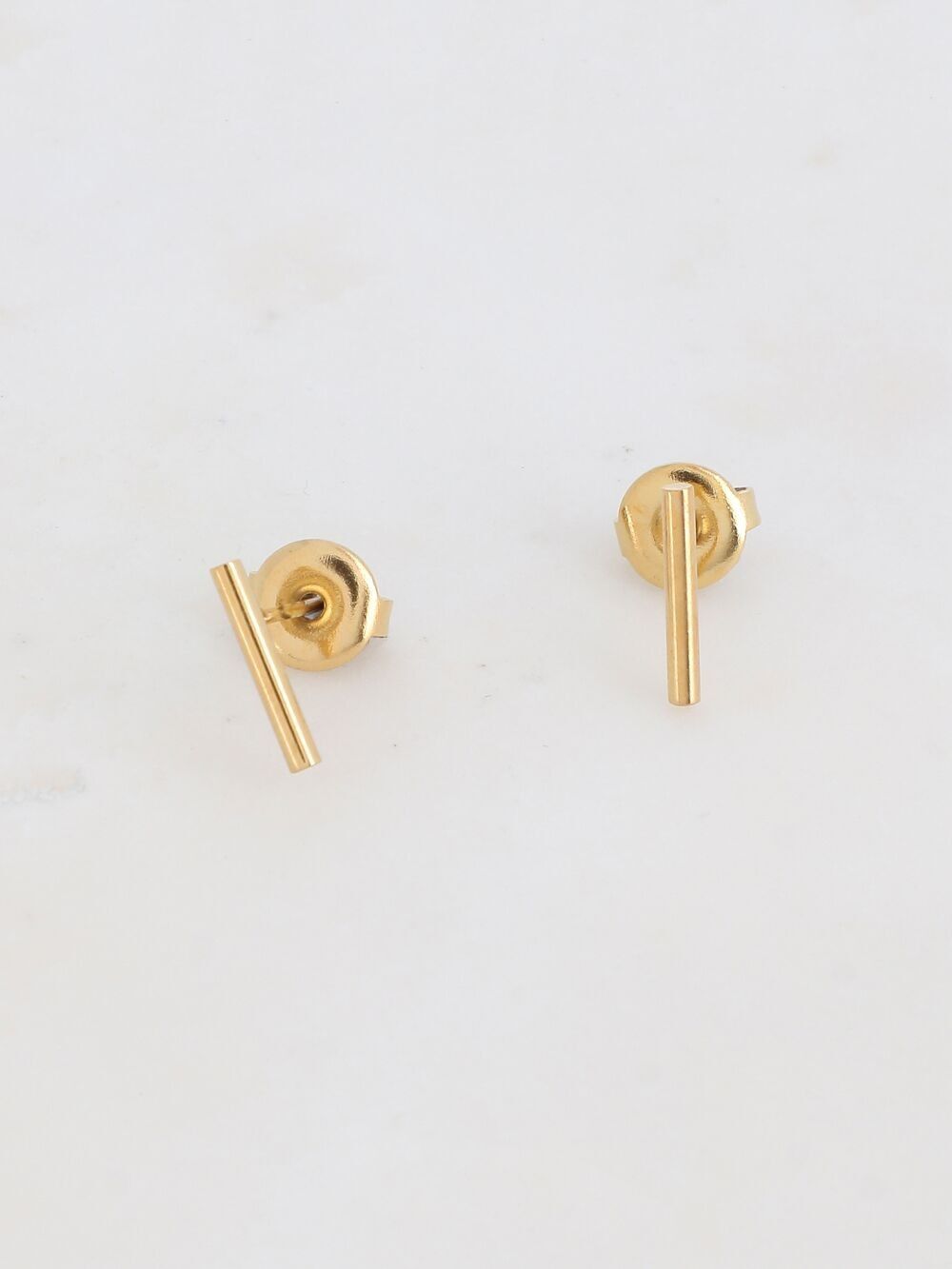 Boucles D'oreilles Ikita Paris Cône 70mm Métal Et Perles Bleues - Neuf Avec étiquettes