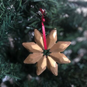 Paquet de 3 Sphère de Noël no.3, Décoration de Noël fait main, éco-responsable et Made in France 7