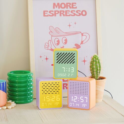 Steepletone Rise Play - Alarm Clock & Bluetooth Speaker