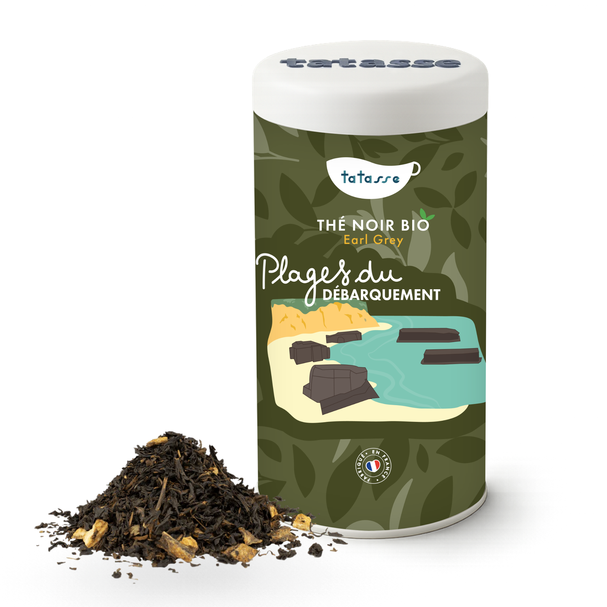 Organic Earl Grey black tea – bergamot infusion – D-Day Landing Beaches