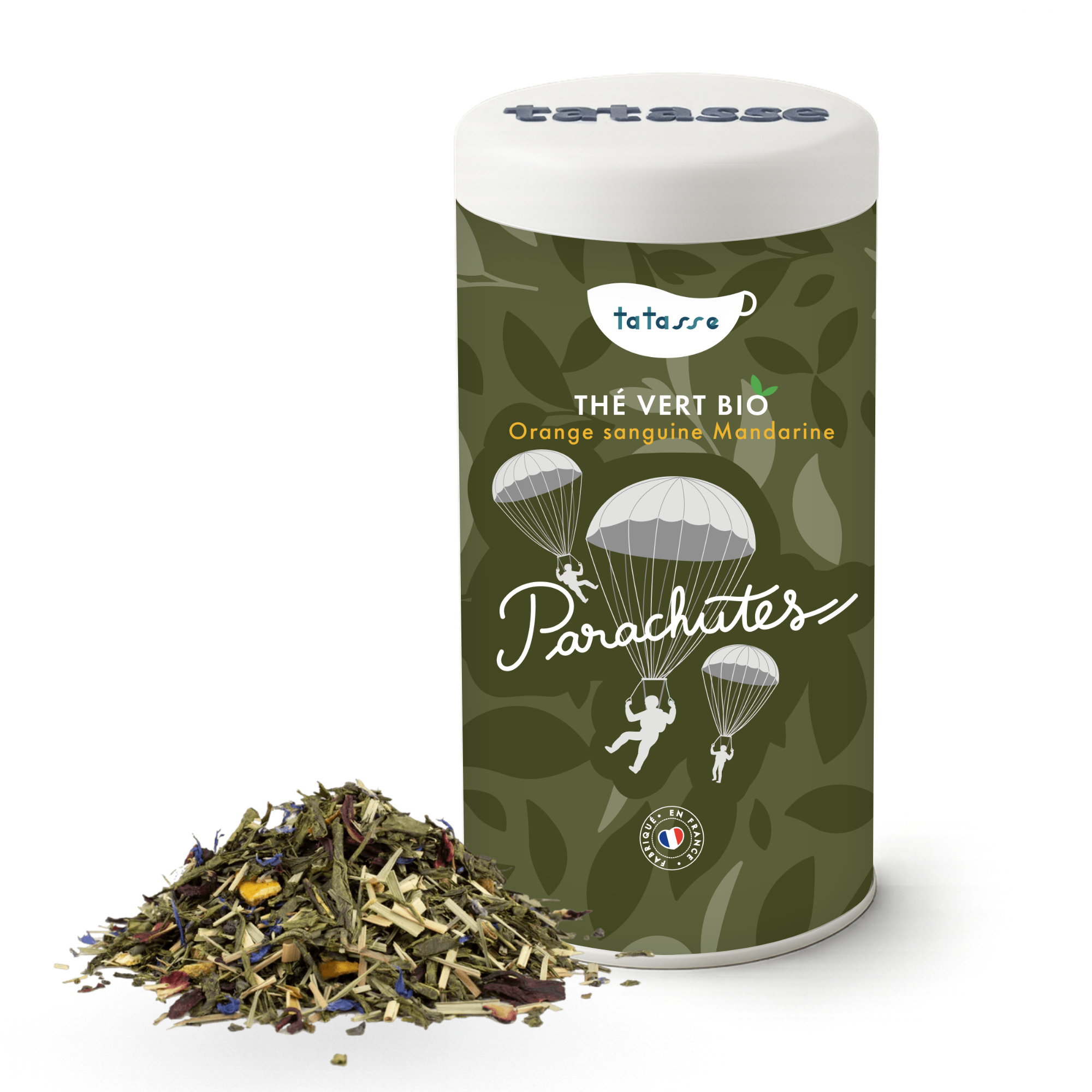 Organic citrus green tea – blood orange, pomegranate & mandarin – Parachutes