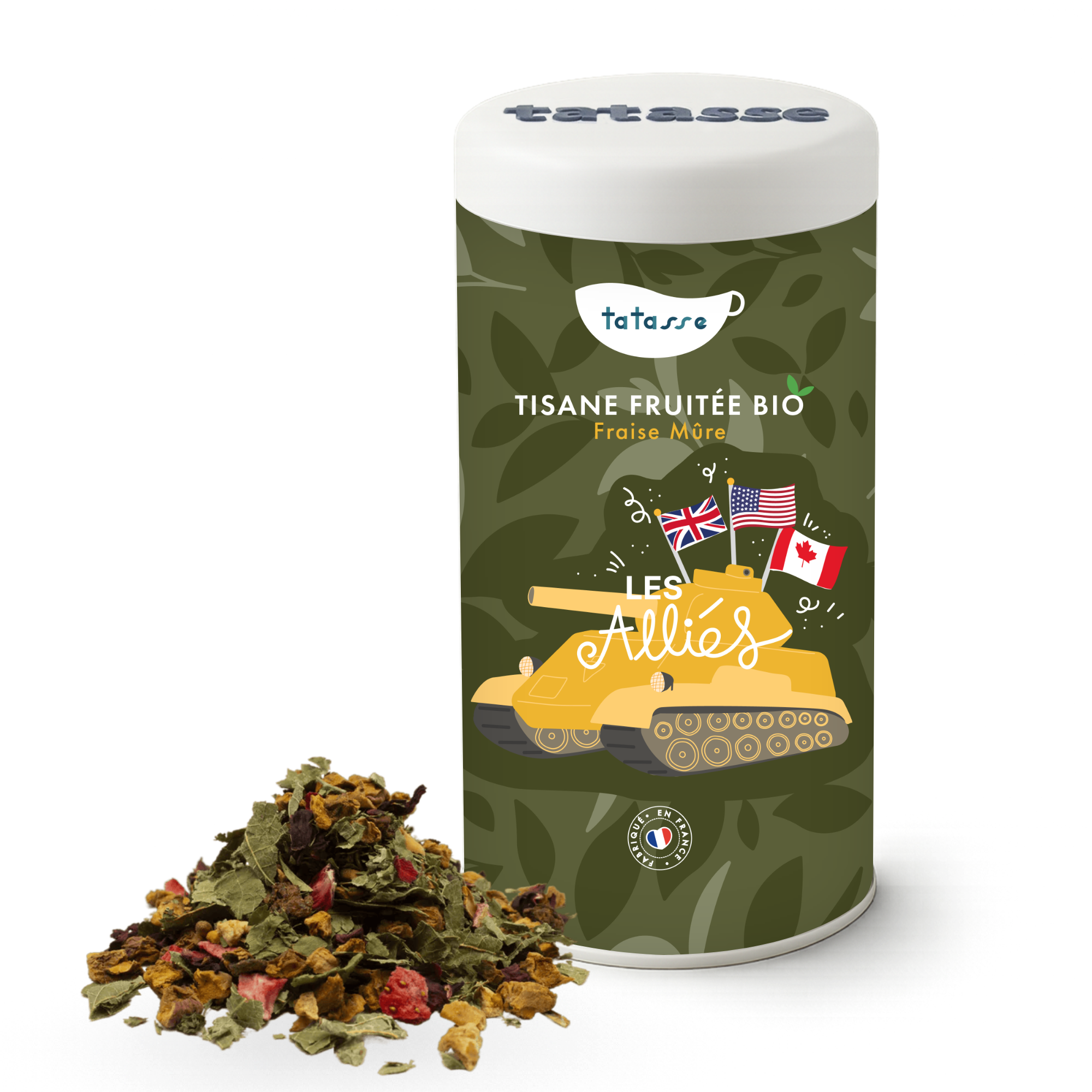 Organic strawberry and hibiscus infusion – a fruity and mild herbal tea – Les Alliés