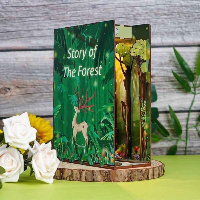 Book Nook, Storia della Foresta - Puzzle 3D