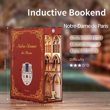 Book Nook, Notre-Dame de Paris - Puzzle 3D 9