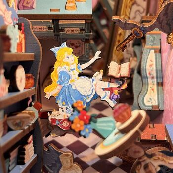 Book Nook, Alice au pays des Merveilles - Puzzle 3D 6