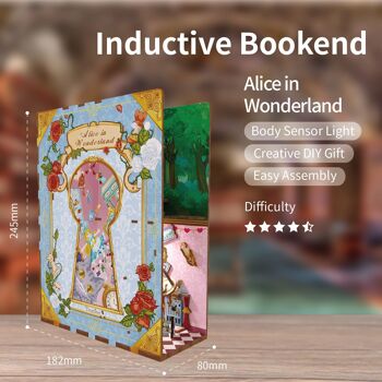 Book Nook, Alice au pays des Merveilles - Puzzle 3D 13