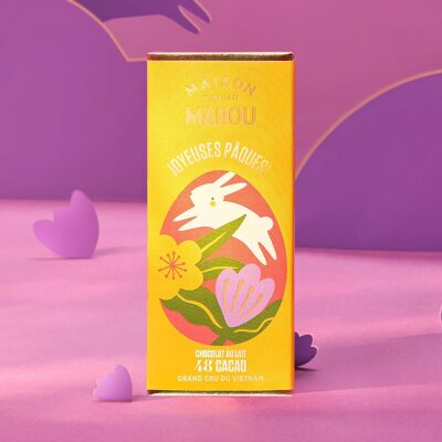 Mini barra de chocolate con leche 48% VIETNAM – EDICIÓN PASCUA – 24g