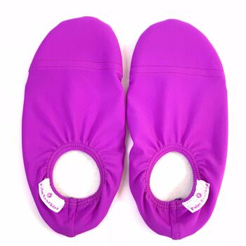 chaussons d'eau enfants plage violet été 1