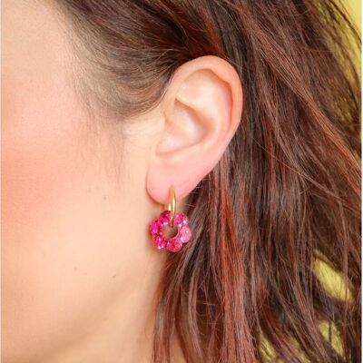 Fuchsia-Ohrringe von Isabelle