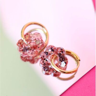 Isabelle Rose gold earrings