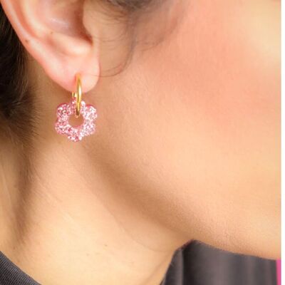 Boucles d'oreilles Isabelle Rose