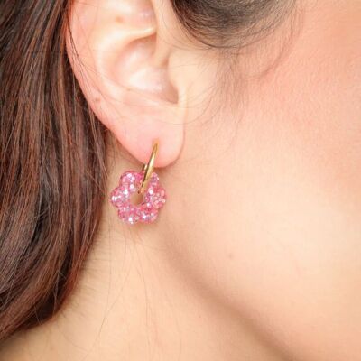 Isabelle Rose silver earrings