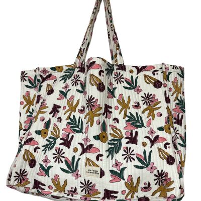 Borsa tote color corallo Matis