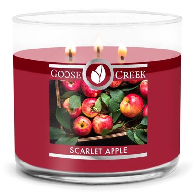 Vela Manzana Escarlata Goose Creek® 411 gramos