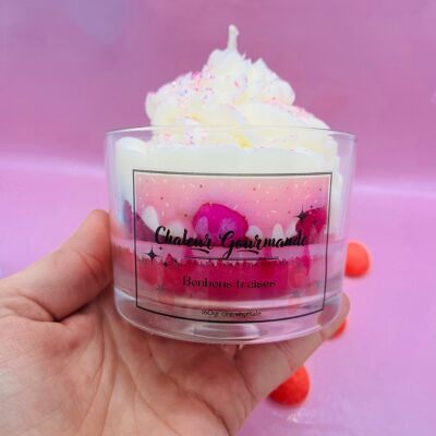strawberry candy candle