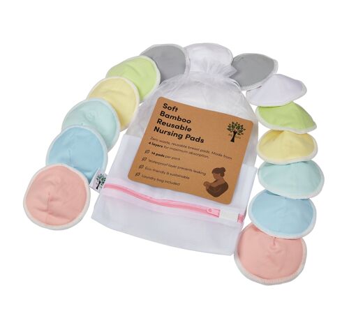 Reusable Bamboo Breast Pads - 3 Sizes Available