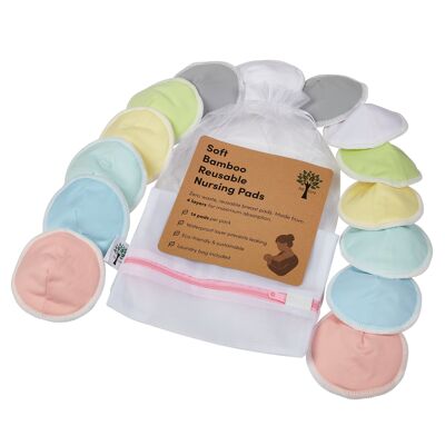 Reusable Bamboo Breast Pads - 3 Sizes Available