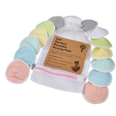Reusable Bamboo Breast Pads - 3 Sizes Available