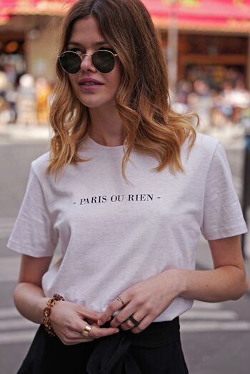 T-shirt "Paris ou rien" 1