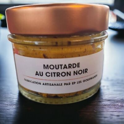 Moutarde au citron noir