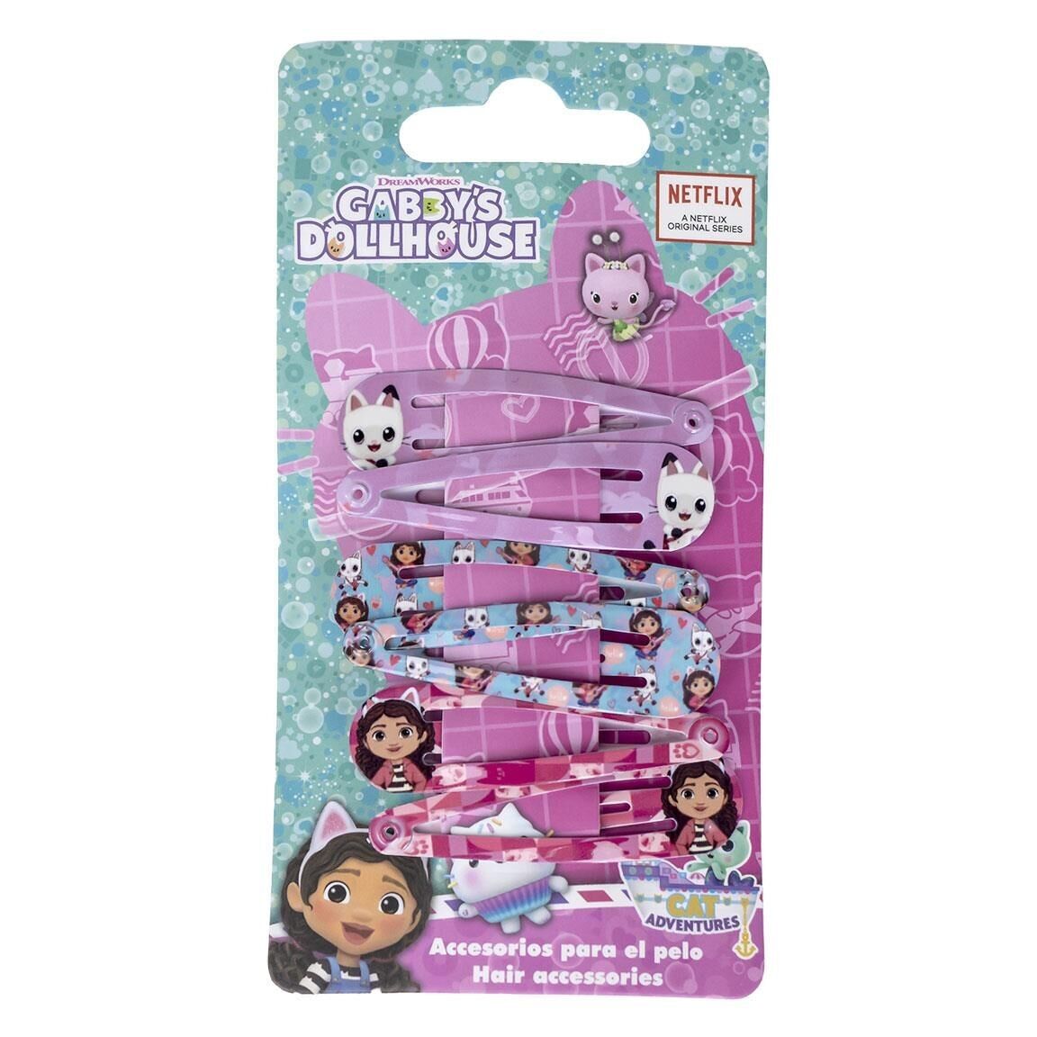 ACCESORIOS PELO CLIPS 6 PIEZAS GABBY´S DOLLHOUSE - 2500002476