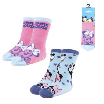 CHAUSSETTE ANTIDÉRAPANTE 2 PIÈCES MINNIE - 2900000754 1