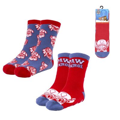 ANTI-SLIP SOCKS 2 PIECES PAW PATROL - 2900000751