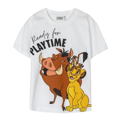 T-SHIRT COURT ROI LION EN JERSEY SIMPLE - 2900002032