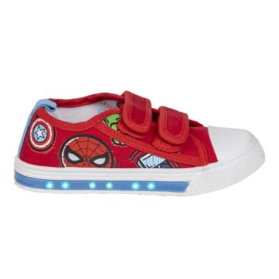 ZAPATILLA LONETA SUELA PVC CON LUCES ALGODÓN AVENGERS - 2300006337