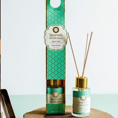 Song of India Ayurveda Mini Fragrance Sticks - Aqua Oud (Pitta) - 30 ml