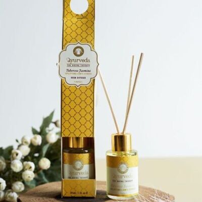 Song of India Ayurveda Mini Bâtonnets Parfumés - Tubéreuse Jasmin (Vata) - 30 ml