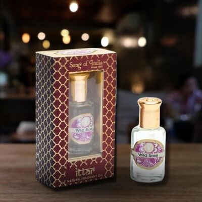Song of India - Perfume en aceite con fragancia Ayurveda de Rosa Salvaje - 10ml