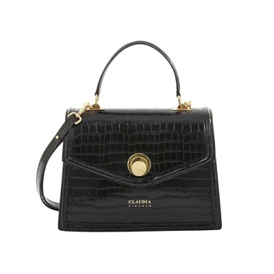 Filomena - Black leather bag