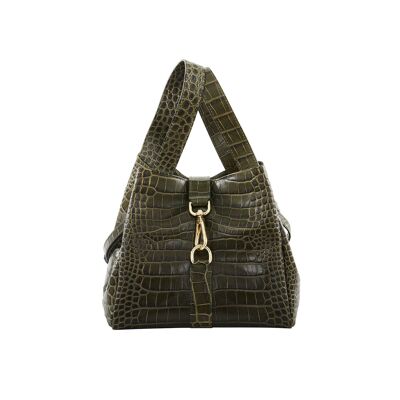 Fernanda -  Pebbled Bag Verde