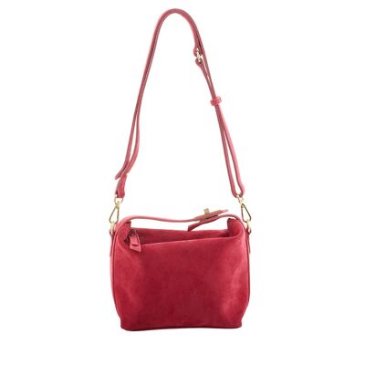 Fosca - Red suede mini bag