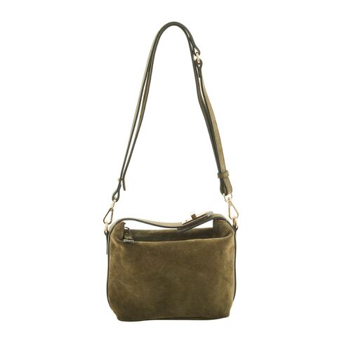 Fosca - Mini bag scamosciata Verde