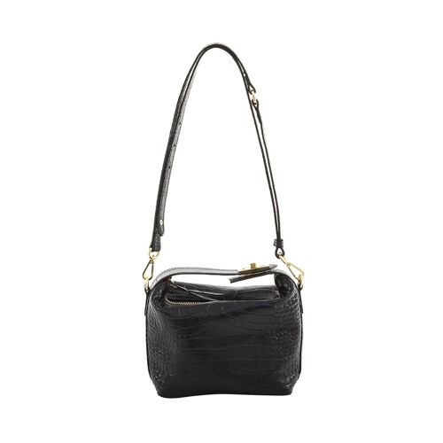 Fosca - Mini bag in cocco Nero