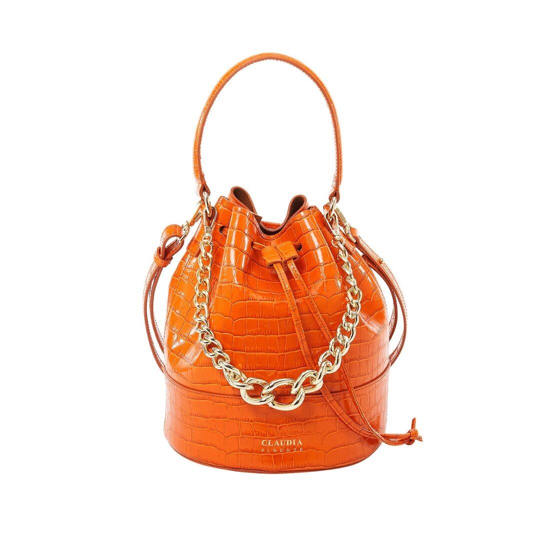 Delfina - Seau coco orange