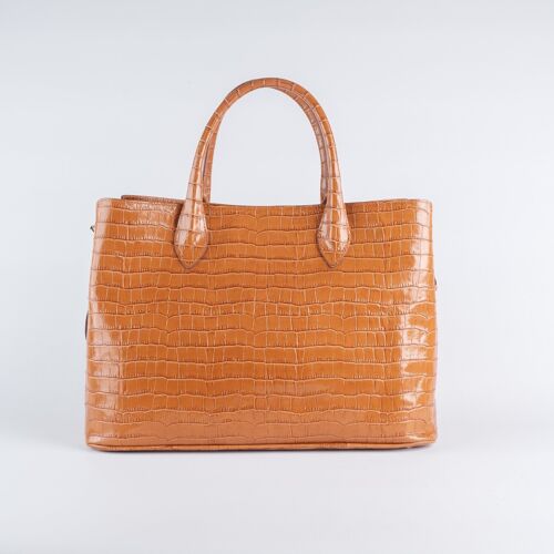 Allegra - Tote Bag Marrone