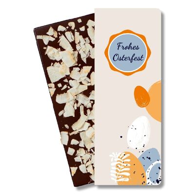 Chocolate de Pascua ecológico KOKOS "Felices Pascuas" PVP 4,95 €