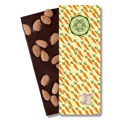 Chocolate de Pascua ecológico ALMENDRA “Bunny Love” PVP 4,95 €