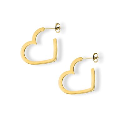 LUSINGHIERO stud earrings | Stainless steel | water resistant