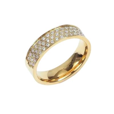 Anillo GLAM | Acero inoxidable | resistente al agua