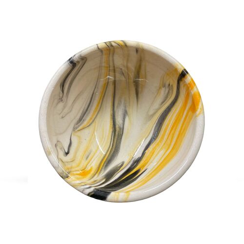 Handmade Ceramic Bowl - Mocha Series - 8 cm