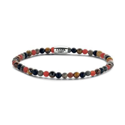 Bracelet extensible perles multicolores - 7FB-0457