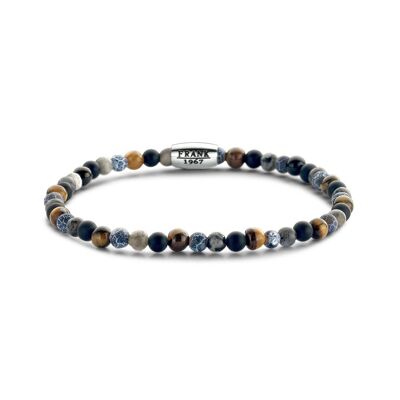 Bracelet extensible perles multicolores - 7FB-0460