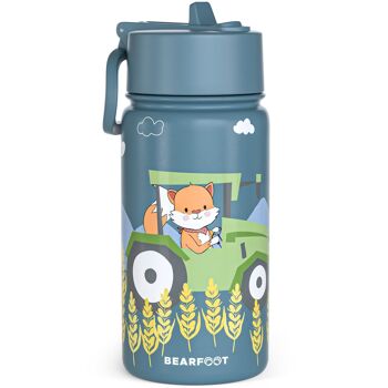 Gourde thermo enfant inox - tracteur 1