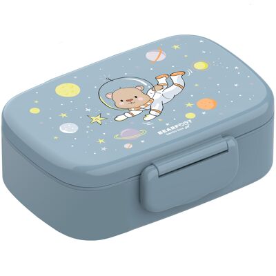 Children's lunch box with compartments, light and leak-proof - bear