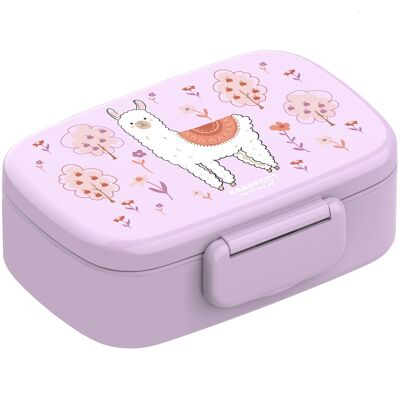 Children's lunch box with compartments, light and leak-proof - Lama